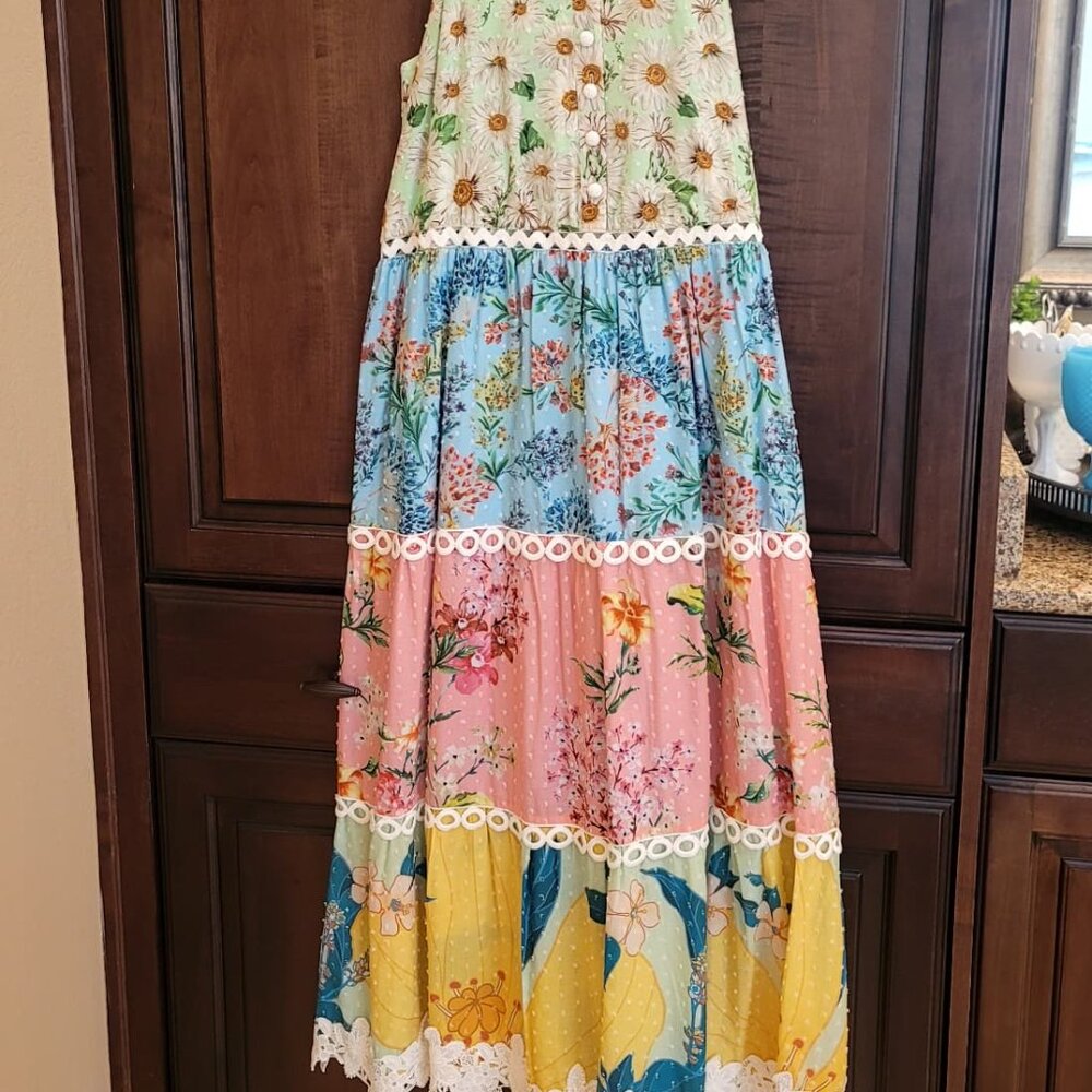 FARM Rio Floral Print Dress L